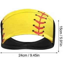 Sweat Headband Bulk Womens Sports Headband Baseball Print Antiperspirant Headband Running Elastic Bandana One Size Black $8.9...