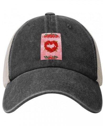 Happy Mother's Day Adult Mesh Baseball Cap Adjustable Dad Hats Trucker Hat—38 Black $12.77 Baseball Caps