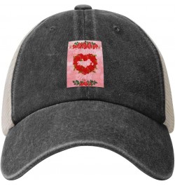 Happy Mother's Day Adult Mesh Baseball Cap Adjustable Dad Hats Trucker Hat—38 Black $12.77 Baseball Caps