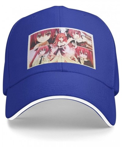 Anime Date A Live Sport Casual Sandwich Outdoor Baseball Cap Man Cap face Small Sunscreen Female Sun Visor Blue $15.29 Sun Hats