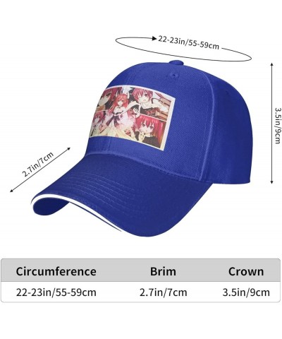 Anime Date A Live Sport Casual Sandwich Outdoor Baseball Cap Man Cap face Small Sunscreen Female Sun Visor Blue $15.29 Sun Hats