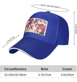 Anime Date A Live Sport Casual Sandwich Outdoor Baseball Cap Man Cap face Small Sunscreen Female Sun Visor Blue $15.29 Sun Hats