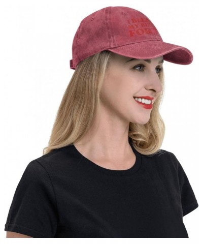 I Bleached My Butthole for This Hat Trucker Hat for Men Women Dad Baseball Cap Red $7.16 Baseball Caps