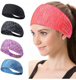 Sport Headbands for Women Wide Hair Bands Soft Comfy Girls Womens Headband Yoga Beach Head Wrap Sweatband Navy,White $5.25 Co...