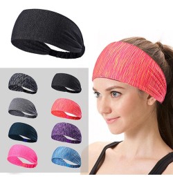 Sport Headbands for Women Wide Hair Bands Soft Comfy Girls Womens Headband Yoga Beach Head Wrap Sweatband Navy,White $5.25 Co...