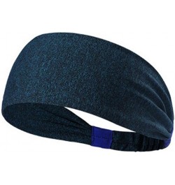 Sport Headbands for Women Wide Hair Bands Soft Comfy Girls Womens Headband Yoga Beach Head Wrap Sweatband Navy,White $5.25 Co...