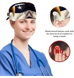 Scrub Caps,Working Cap Hat with Sweatband Headgear for Women N834e5sbbn $8.24 Skullies & Beanies