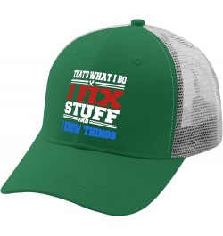 Funny Trucker Hats Black Snapback Hats for Men Hats Snapback Vintage Mesh Trucker Hats Green $11.97 Baseball Caps