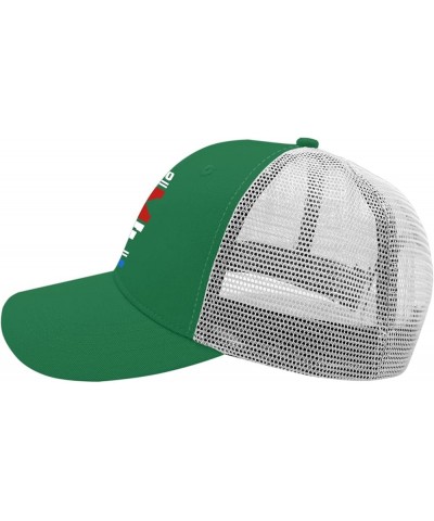 Funny Trucker Hats Black Snapback Hats for Men Hats Snapback Vintage Mesh Trucker Hats Green $11.97 Baseball Caps