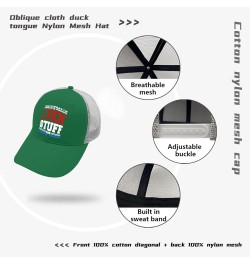 Funny Trucker Hats Black Snapback Hats for Men Hats Snapback Vintage Mesh Trucker Hats Green $11.97 Baseball Caps