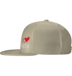 I Love Math Teacher Flat Bill Baseball Cap Snapback Hats for Men & Women Natural $11.43 Baseball Caps