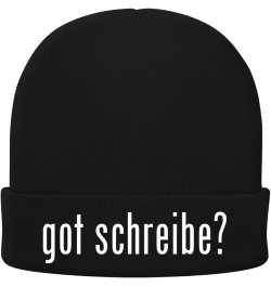 got Schreibe? - Soft Adult Beanie Cap Black $13.94 Skullies & Beanies