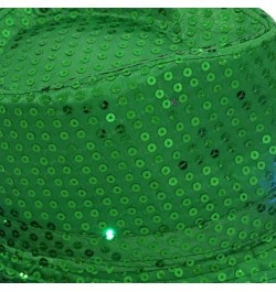 Sequin Hat for Man and Women,Western Sequin Fedora Hat Bling Dance Hats H292_green $6.99 Balaclavas