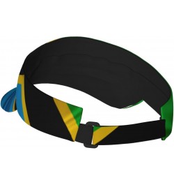 Sun Visors Tanzania Flag Sunscreen Sport Baseball Empty Top for Women Men Black $14.49 Visors