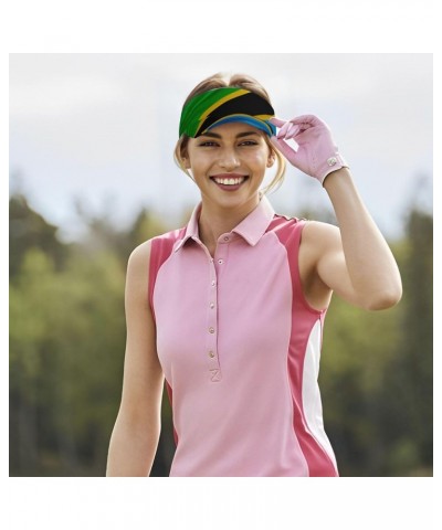 Sun Visors Tanzania Flag Sunscreen Sport Baseball Empty Top for Women Men Black $14.49 Visors