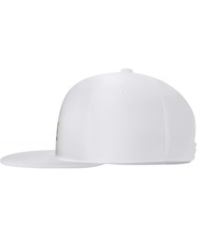 Flag of Coquimbo Snapback Hats for Men Baseball Cap Trucker Hat Flat Brim Hats White $10.72 Baseball Caps