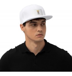 Flag of Coquimbo Snapback Hats for Men Baseball Cap Trucker Hat Flat Brim Hats White $10.72 Baseball Caps