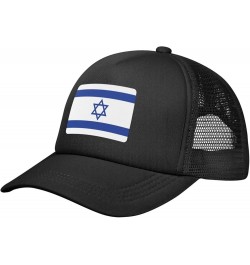 Israel Flag Mesh Trucker Hat Women Baseball Cap for Men Golf Dad Hat Adjustable Snapback Hat Cowboy Hat Black Black $10.64 Ba...