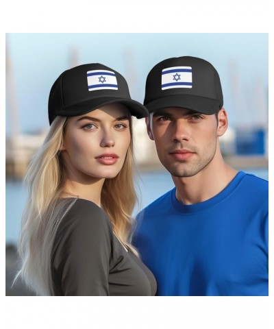 Israel Flag Mesh Trucker Hat Women Baseball Cap for Men Golf Dad Hat Adjustable Snapback Hat Cowboy Hat Black Black $10.64 Ba...