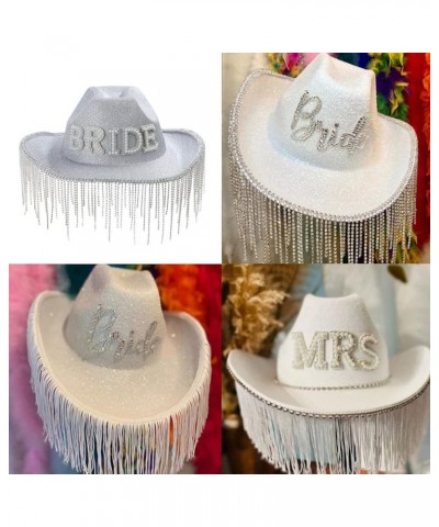 Western Cowgirl Hat For Women Girl Photo Props Shimmering Tassels For Dancing D $16.49 Cowboy Hats