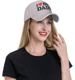 I Love Hot Dads I Heart Hot Dads Baseball Caps Men Hats for Women Dad Hat Ball Hat Trucker Hat Cowboy Hat Black Gray $10.83 B...