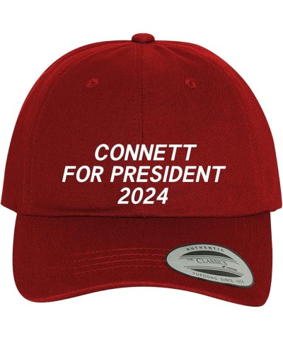 Connett for President 2024 - Comfortable Dad Hat Baseball Cap Red $11.73 Baseball Caps