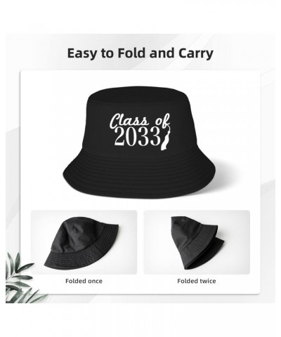 Class of 2033 Stay Cool and Stylish with Our Trendy Bucket Hats - Perfect for Summer Fun and Outdoor Adventures Black $12.50 ...