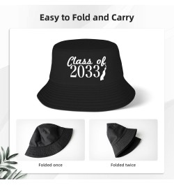 Class of 2033 Stay Cool and Stylish with Our Trendy Bucket Hats - Perfect for Summer Fun and Outdoor Adventures Black $12.50 ...