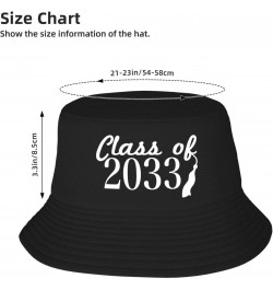 Class of 2033 Stay Cool and Stylish with Our Trendy Bucket Hats - Perfect for Summer Fun and Outdoor Adventures Black $12.50 ...