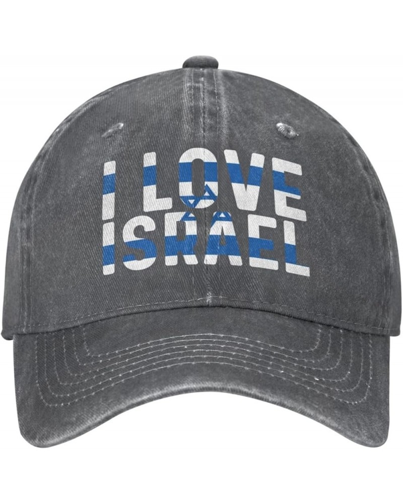 I Love Israel Hat Women Baseball Cap Vintage Hats Deep Heather $11.48 Baseball Caps