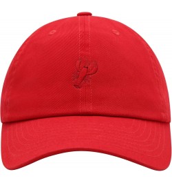 Lobster Premium Dad Hat Embroidered Baseball Cap Seafood Red $11.24 Baseball Caps