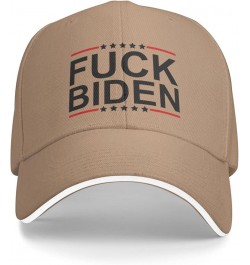 Hat Fuck Biden Baseball Cap Men Funny Ponytail Hat Gift Trucker Hat Women Sun Hat Dad Cap Fishing hat Black Natural $11.74 Ba...