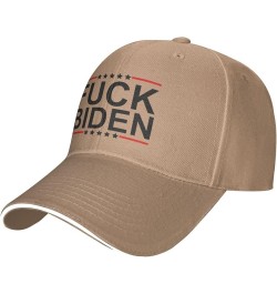 Hat Fuck Biden Baseball Cap Men Funny Ponytail Hat Gift Trucker Hat Women Sun Hat Dad Cap Fishing hat Black Natural $11.74 Ba...