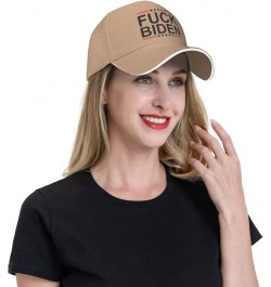 Hat Fuck Biden Baseball Cap Men Funny Ponytail Hat Gift Trucker Hat Women Sun Hat Dad Cap Fishing hat Black Natural $11.74 Ba...