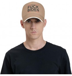 Hat Fuck Biden Baseball Cap Men Funny Ponytail Hat Gift Trucker Hat Women Sun Hat Dad Cap Fishing hat Black Natural $11.74 Ba...