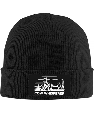 Cow Whisperer Warm Daily Skull Cap,Gift for Men Women Winter Knit Hat Black $9.50 Skullies & Beanies