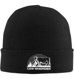 Cow Whisperer Warm Daily Skull Cap,Gift for Men Women Winter Knit Hat Black $9.50 Skullies & Beanies