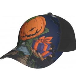 Scary Halloween Pumpkins Baseball Cap Men's and Women's Baseball Hat Adjustable Casual Outdoor Breathable Caps Truck Driver H...