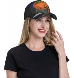 Scary Halloween Pumpkins Baseball Cap Men's and Women's Baseball Hat Adjustable Casual Outdoor Breathable Caps Truck Driver H...