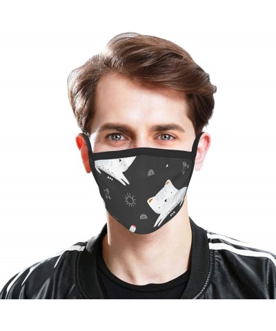 Men Women Face Mask 3 Pcs Balaclavas Soft Mouth Cover for Hiking Running Skiing Pattern (701) $9.00 Balaclavas