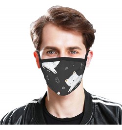 Men Women Face Mask 3 Pcs Balaclavas Soft Mouth Cover for Hiking Running Skiing Pattern (701) $9.00 Balaclavas