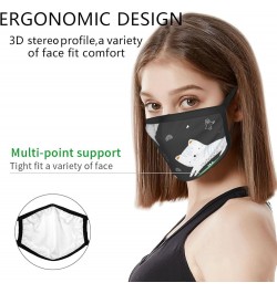 Men Women Face Mask 3 Pcs Balaclavas Soft Mouth Cover for Hiking Running Skiing Pattern (701) $9.00 Balaclavas