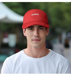 Search Rescue Baseball Cap Canvas Mesh-Back Cap Red $17.17 Baseball Caps