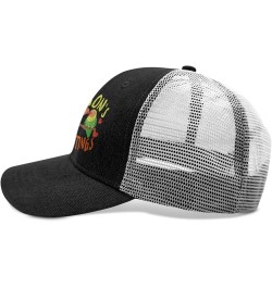 Snapback Hat Christmas Trucker Hats for Women Hats Snapback Season's Tweetings Fashion Pickleball Hats Allblack $10.82 Baseba...