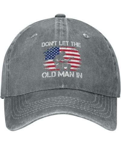 Old Man Hat Don't Let Old Man in Hat for Women Baseball Hats Adjustable Hat Gray $11.51 Baseball Caps