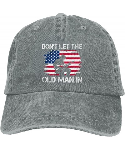 Old Man Hat Don't Let Old Man in Hat for Women Baseball Hats Adjustable Hat Gray $11.51 Baseball Caps