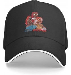 Sexyy Rapper Red Music Baseball Cap Vintage Washed Hat Dad Hat Adjustable Snapback Baseball Hat Men Women Black $10.82 Baseba...