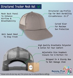 Custom Custom Trucker Hat Baseball Cap Cook Style A Chef Cotton Cooking Dad Hats for Men & Women Grey Design Only $12.30 Base...