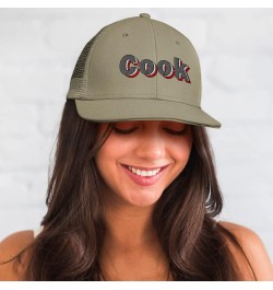 Custom Custom Trucker Hat Baseball Cap Cook Style A Chef Cotton Cooking Dad Hats for Men & Women Grey Design Only $12.30 Base...