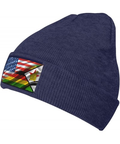 Beanie Hat Stretchy Hat Soft Warmth Knit Hat Cap for Men & Women Unisex Navy Blue $12.52 Skullies & Beanies